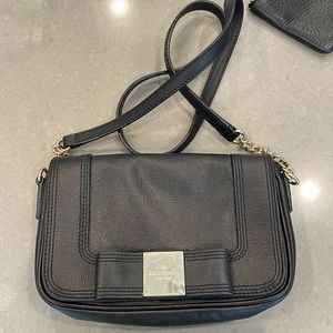 Kate Spade Black Leather Cross Body Bag